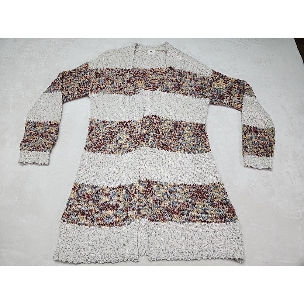 Bke Buckle Popcorn Fall Long Cardigan Size Xl‎